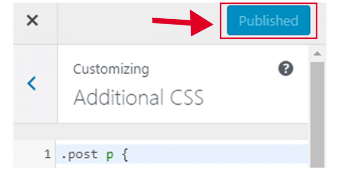 tối ưu độ giãn dòng cho website wordpress trong Additional CSS